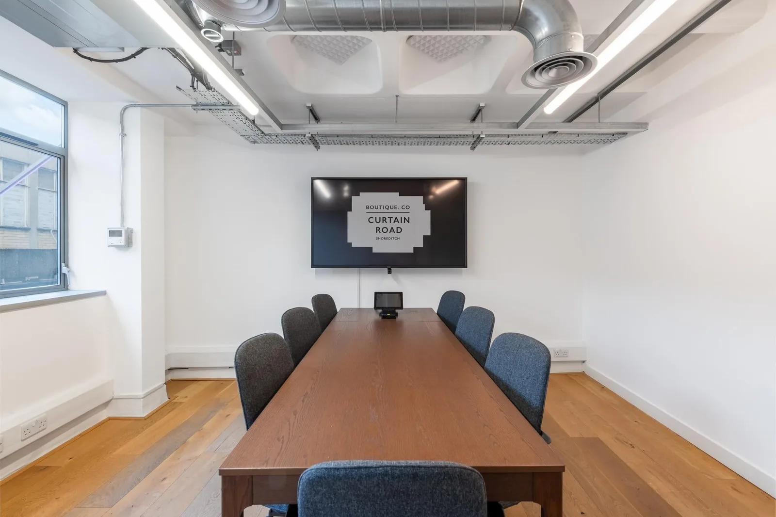 The Boutique Workplace - 114-116 Curtain Road, Meeting room for 8 people, London