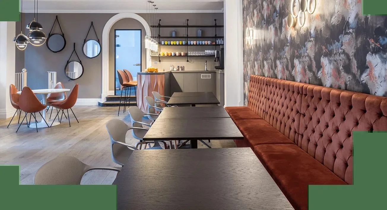 The Boutique Workplace - 25 Green Street, Cafeteria, London