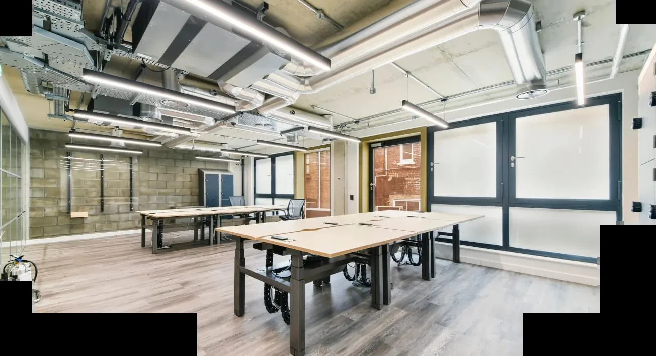 The Boutique Workplace - The Rutherford, Open-plan office, London