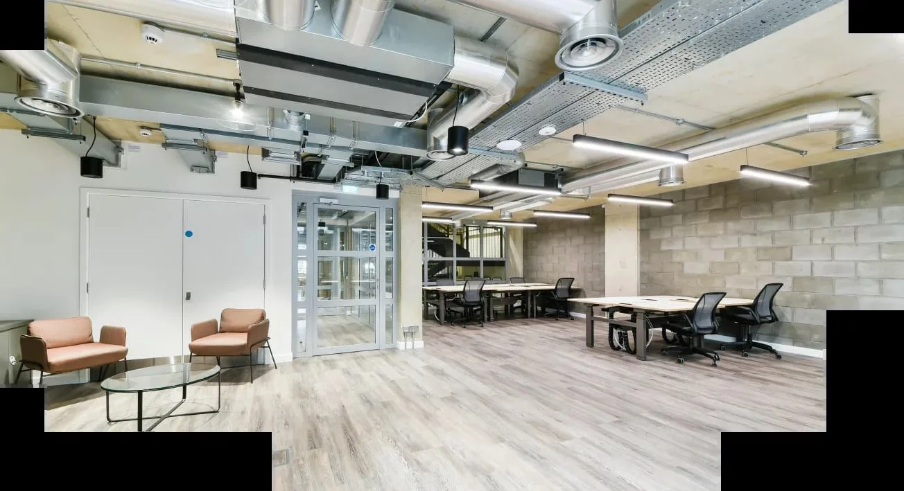 The Boutique Workplace - The Rutherford, Open-plan office, London