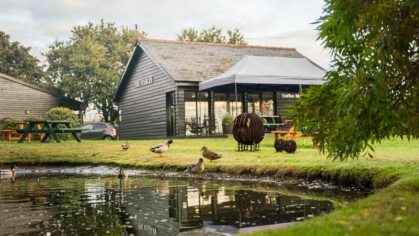 Brightwell Barns, Terrace and outdoor space, Ipswich