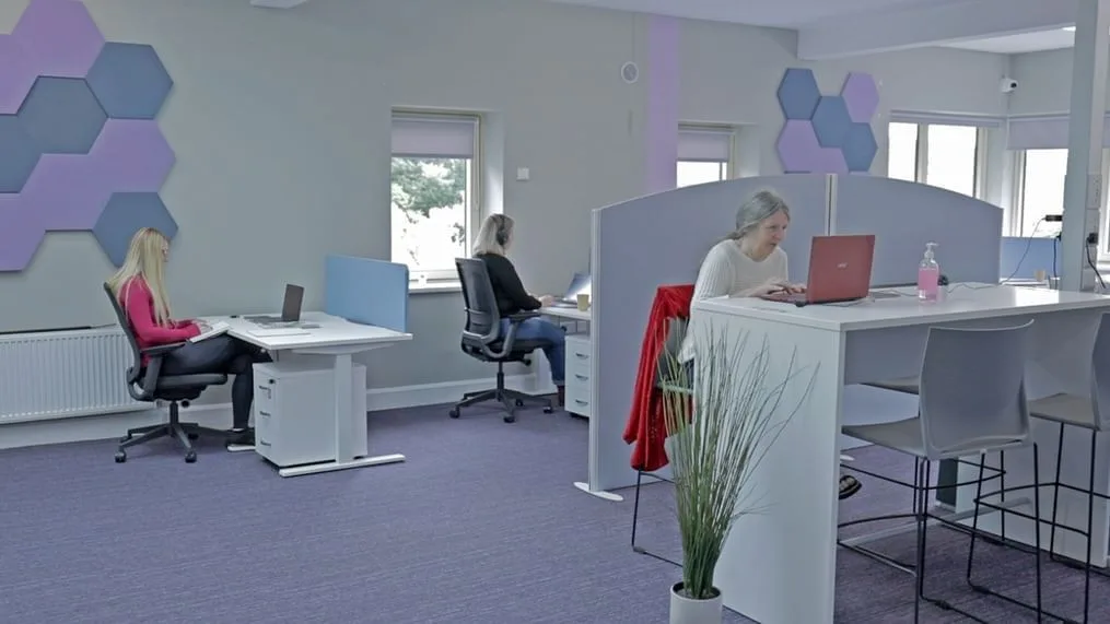 Brockagh Resource Centre, Open-plan office, Glendalough
