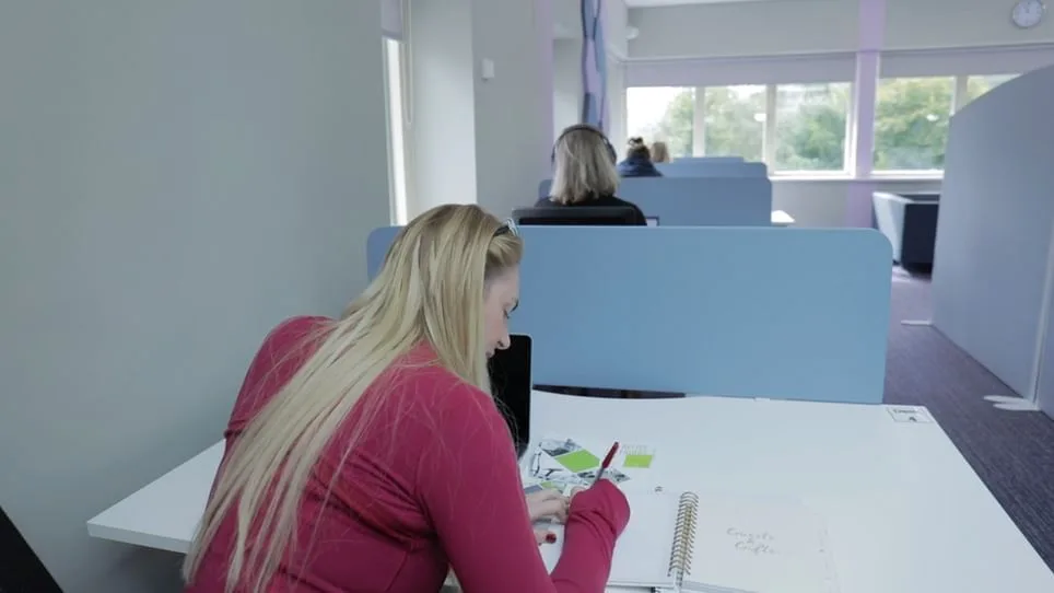 Brockagh Resource Centre, Open-plan office, Glendalough
