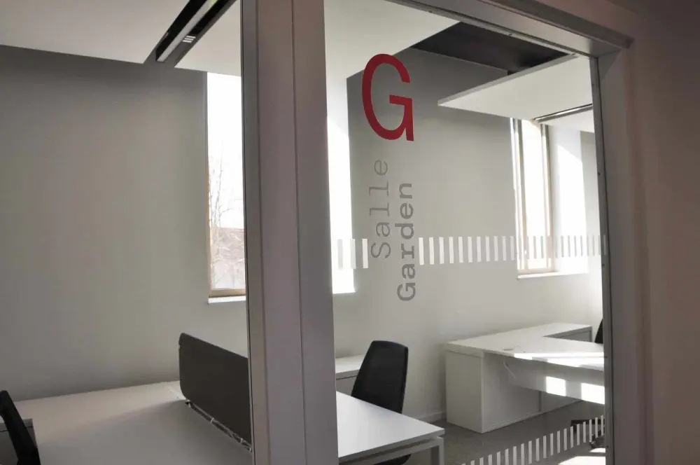 Hélice Galerie, Bureau privé Garden, Flin