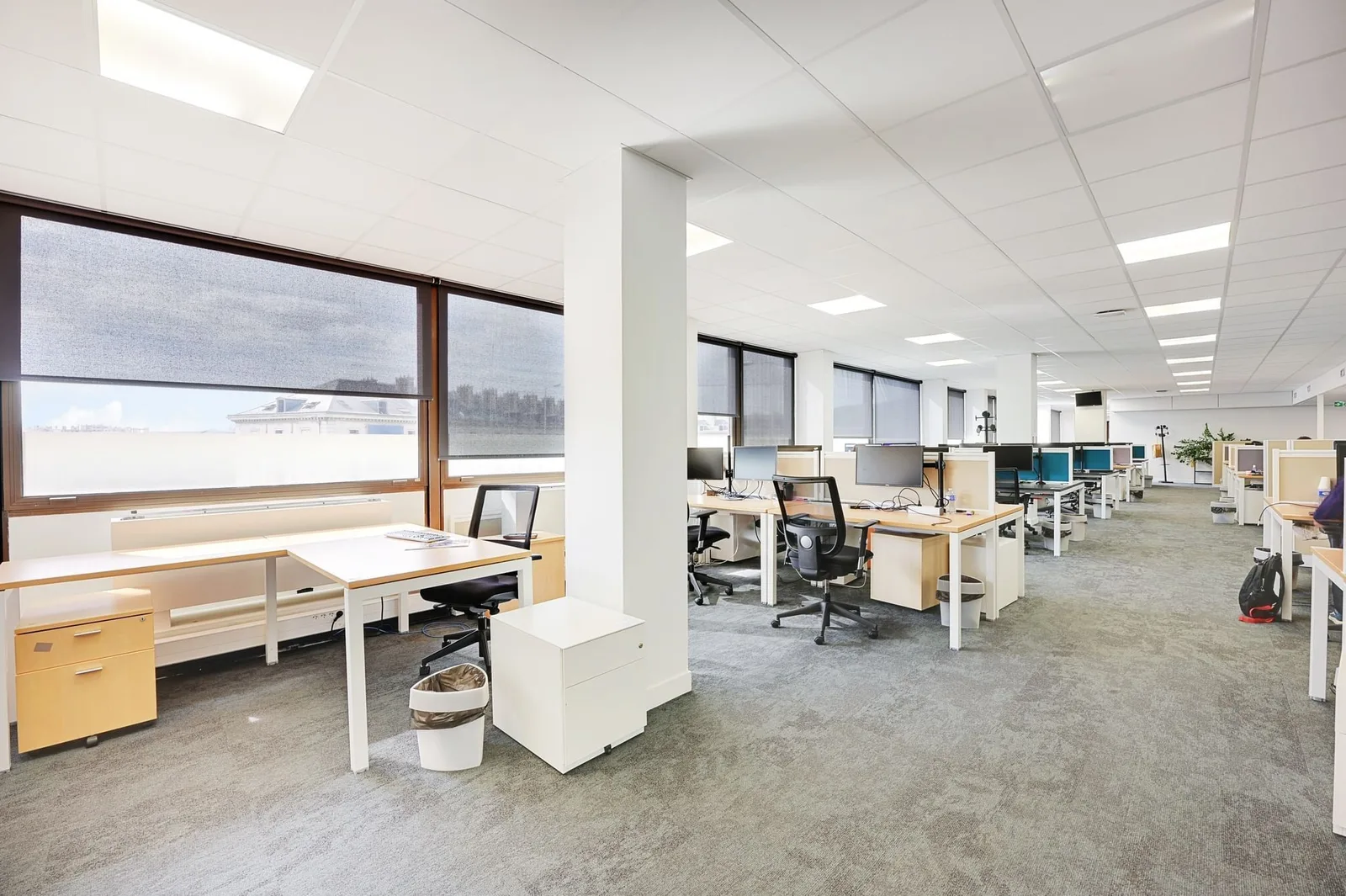 Bureaux de la Colline, Open-plan office, Saint-Cloud