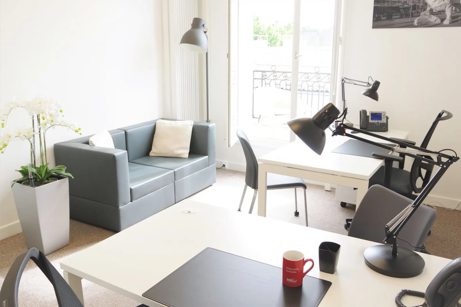 Buro Club Bordeaux Quinconces, Privatbüro mit 3 Arbeitsplätzen, Bordeaux