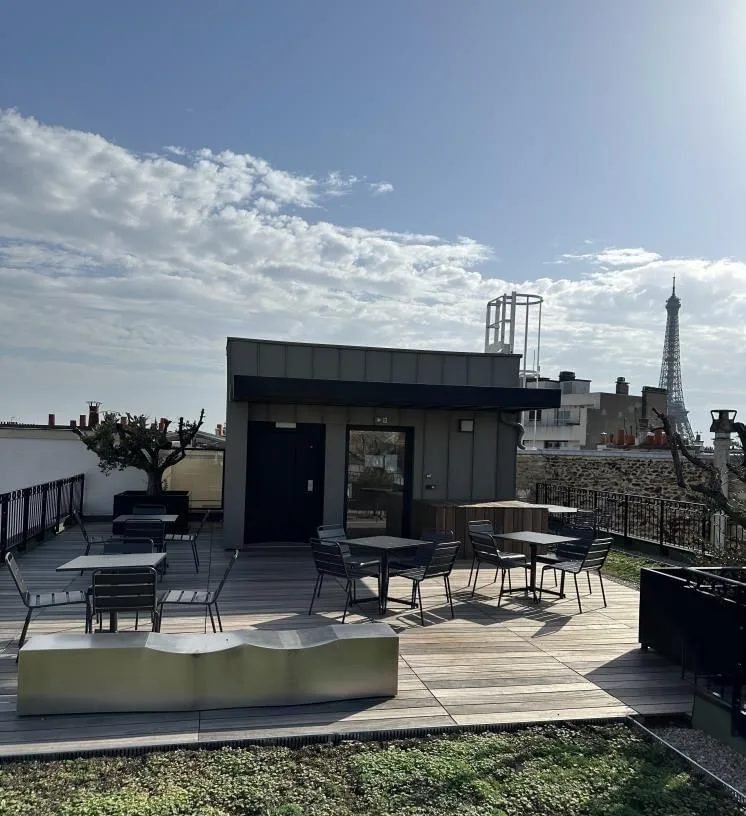 Buro Club Paris Trocadéro, Terrace and outdoor space, Paris 16e