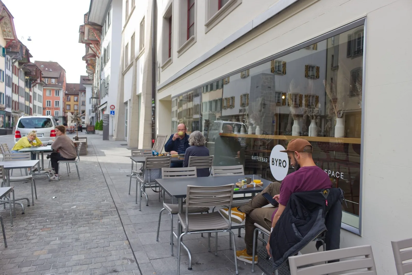 BYRO Coworking Space, Terrasse und Außenbereich, Aarau