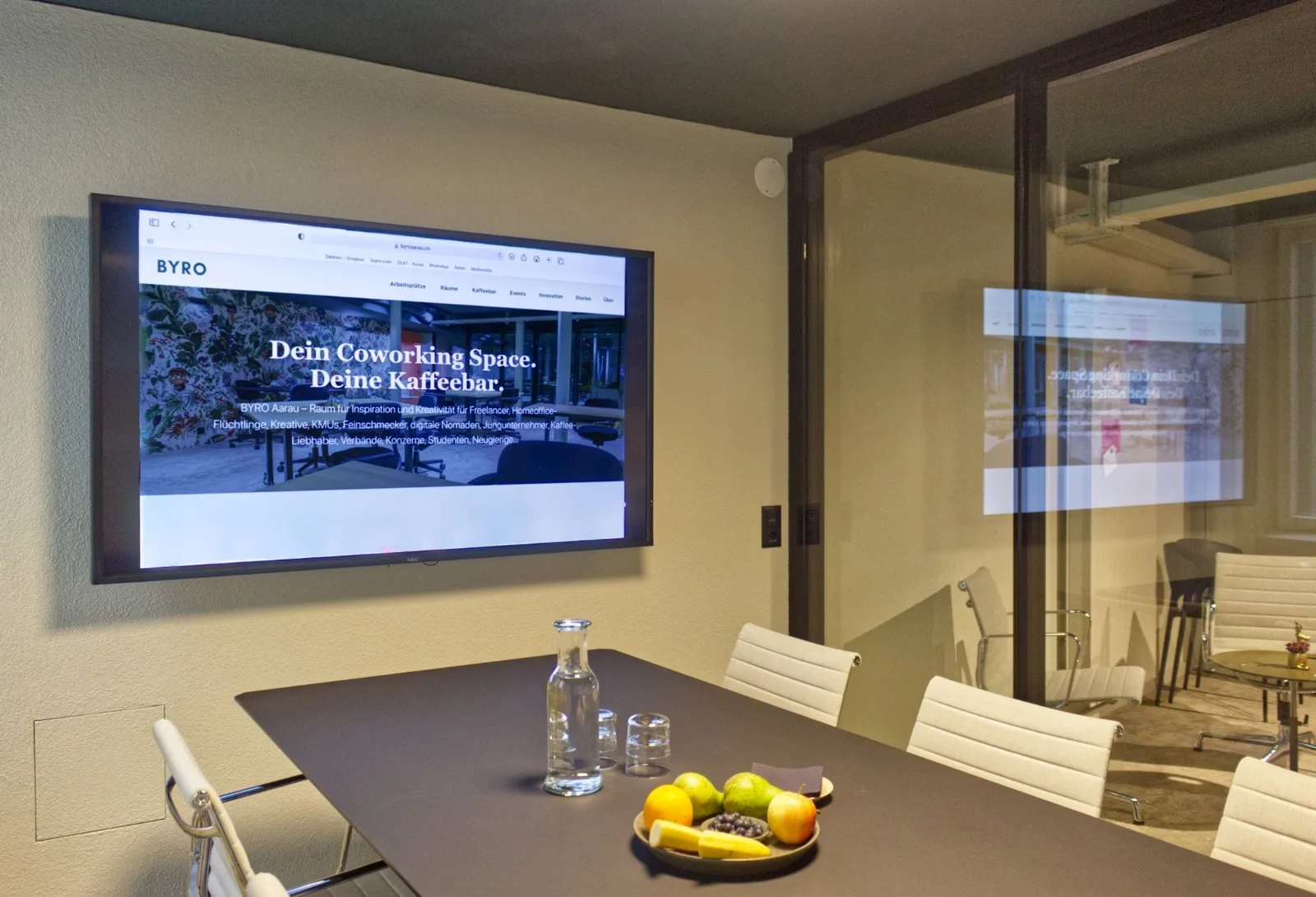 BYRO Coworking Space, Besprechungsraum für 4 Personen, Aarau