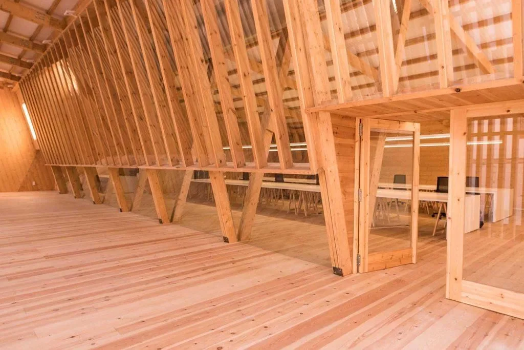 La Casa De Fusta, Open-plan office, Lleida