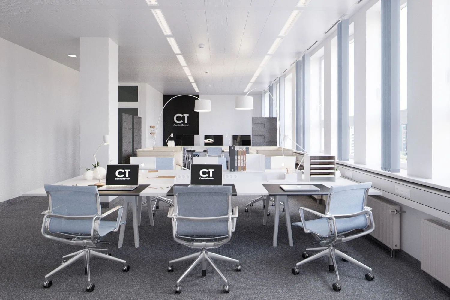 Central Tower Eschborn, Open-plan office, Eschborn