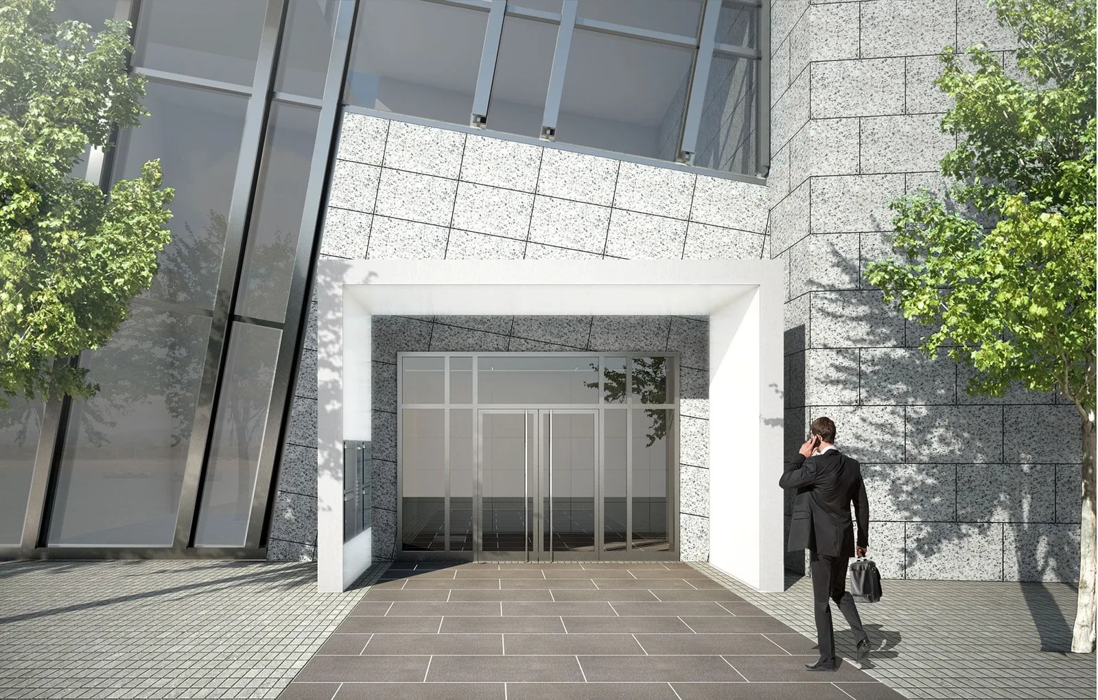 Central Tower Eschborn, Building facade, Eschborn