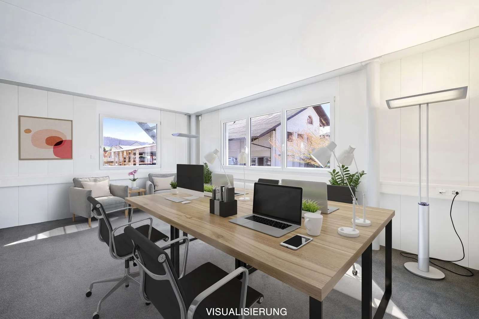 Cerimag, Privatbüro mit 4 Arbeitsplätzen, Magden