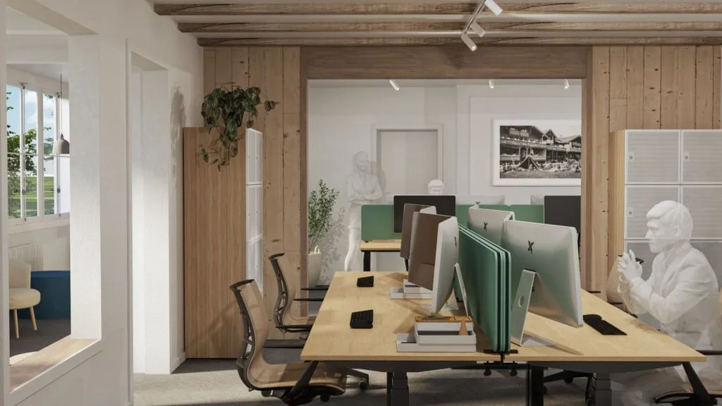 Le Chalet Leysin, Open-plan office, Leysin