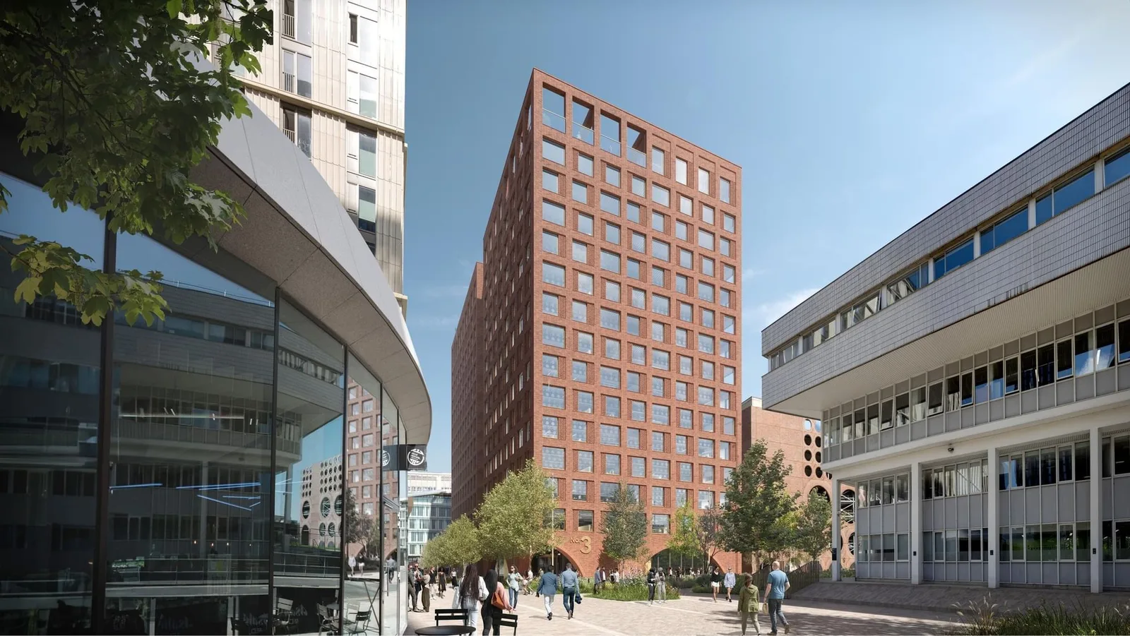 Circle Square - No.3, Building facade, Manchester
