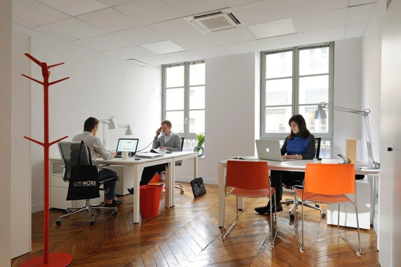 City Work Lyon Cordeliers, Privatbüro mit 4 Arbeitsplätzen, Lyon 2e