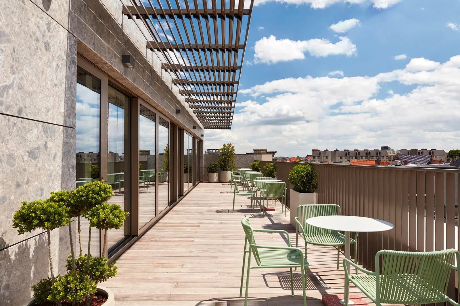 Clockwise Antwerp - Maritiem Huis, Terrasse et espace extérieur, Anvers