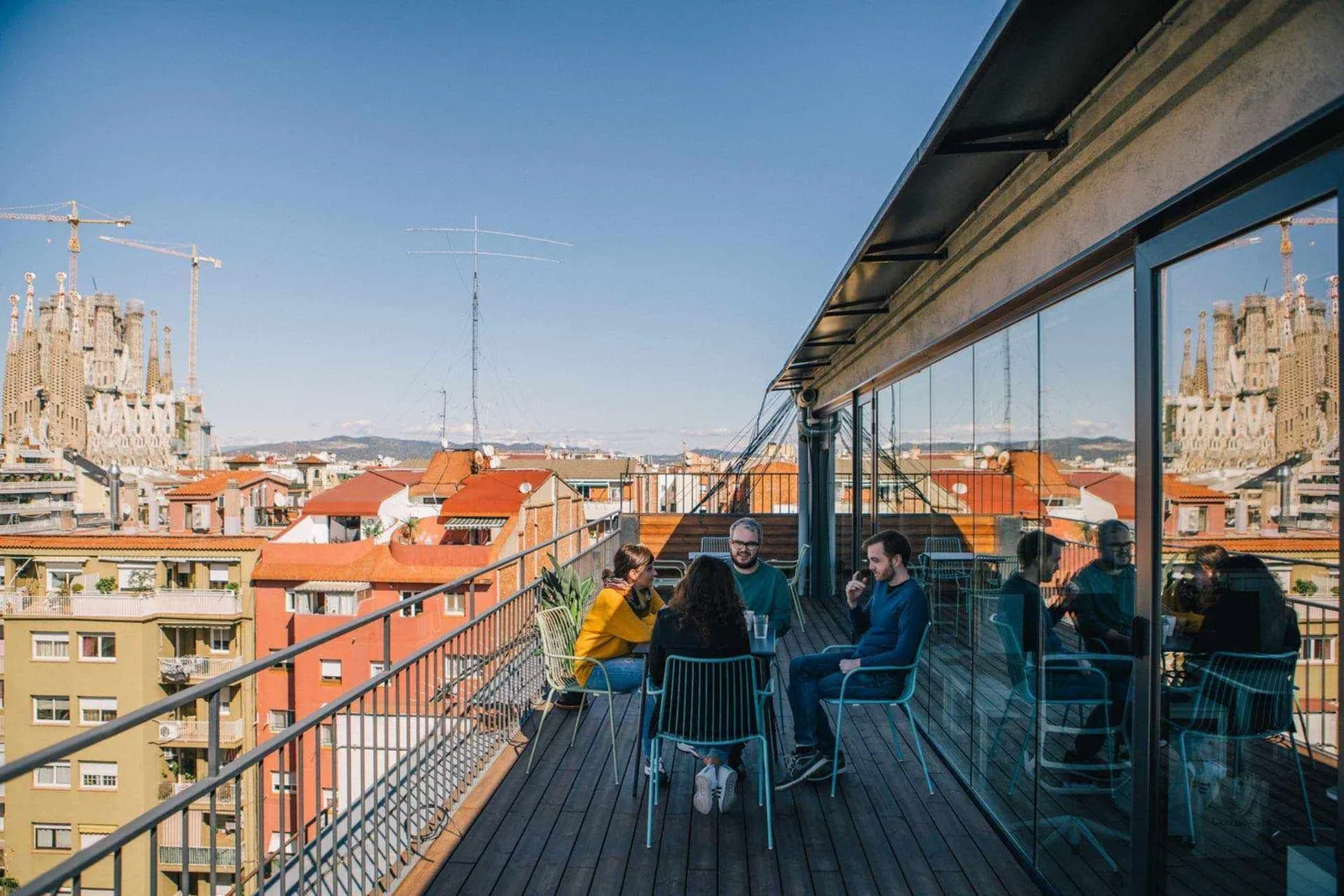 Cloudworks Sant Joan, Terrace and outdoor space, Barcelona