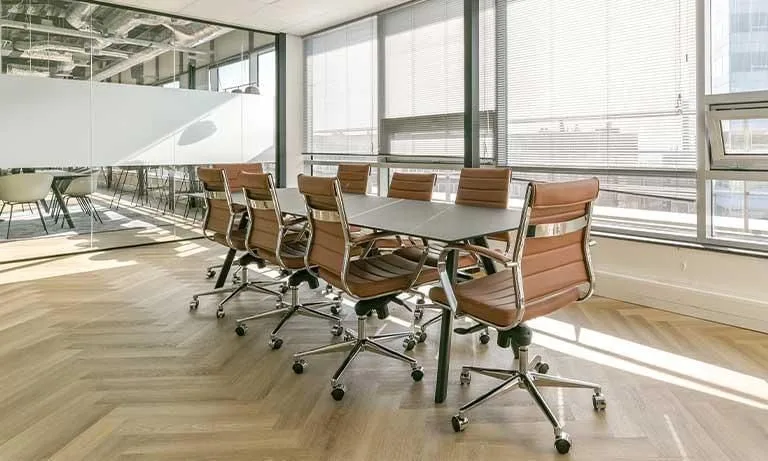 Co-Office Bruggebouw, Meeting room for 8 people, Amsterdam