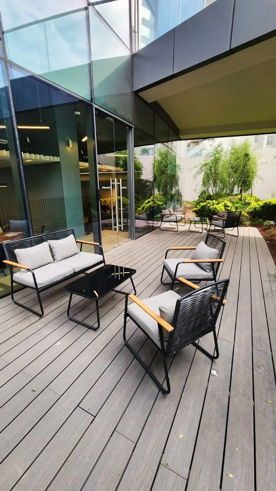 Co-Work Cerro Colorado, Terrace and outdoor space, Vitacura