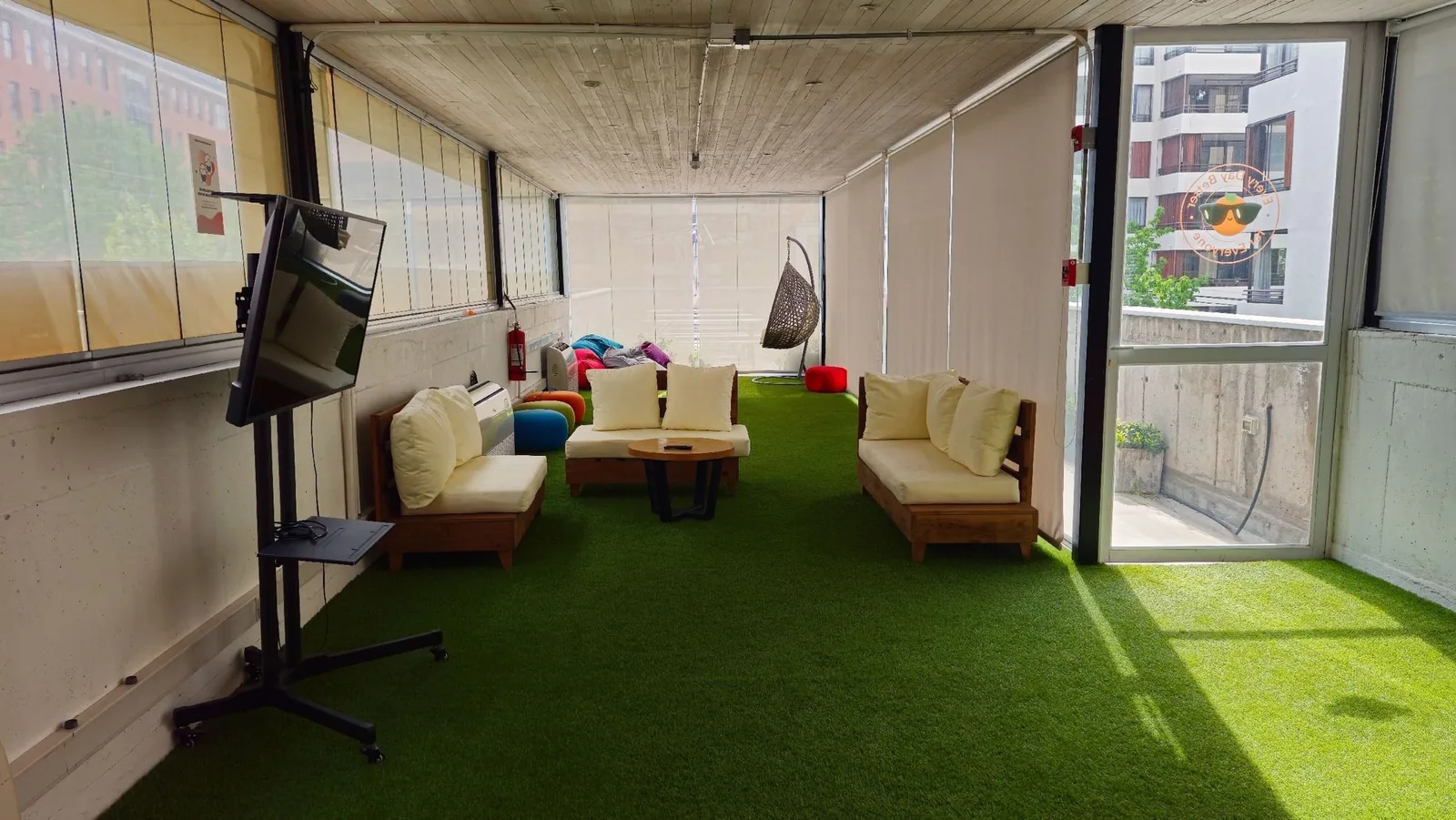 Co-Work Isidora, Terraza y espacio exterior, Santiago