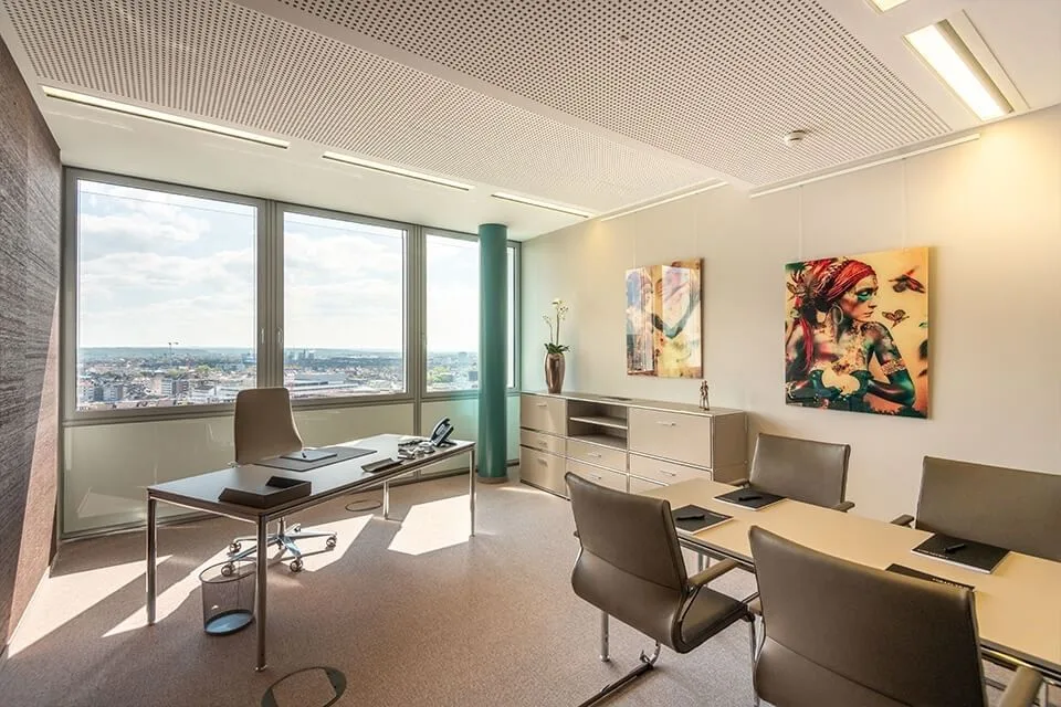 Collection Business Center Düsseldorf Dreischeibenhaus an der Königsallee, Privatbüro mit 1 Arbeitsplatz, Düsseldorf