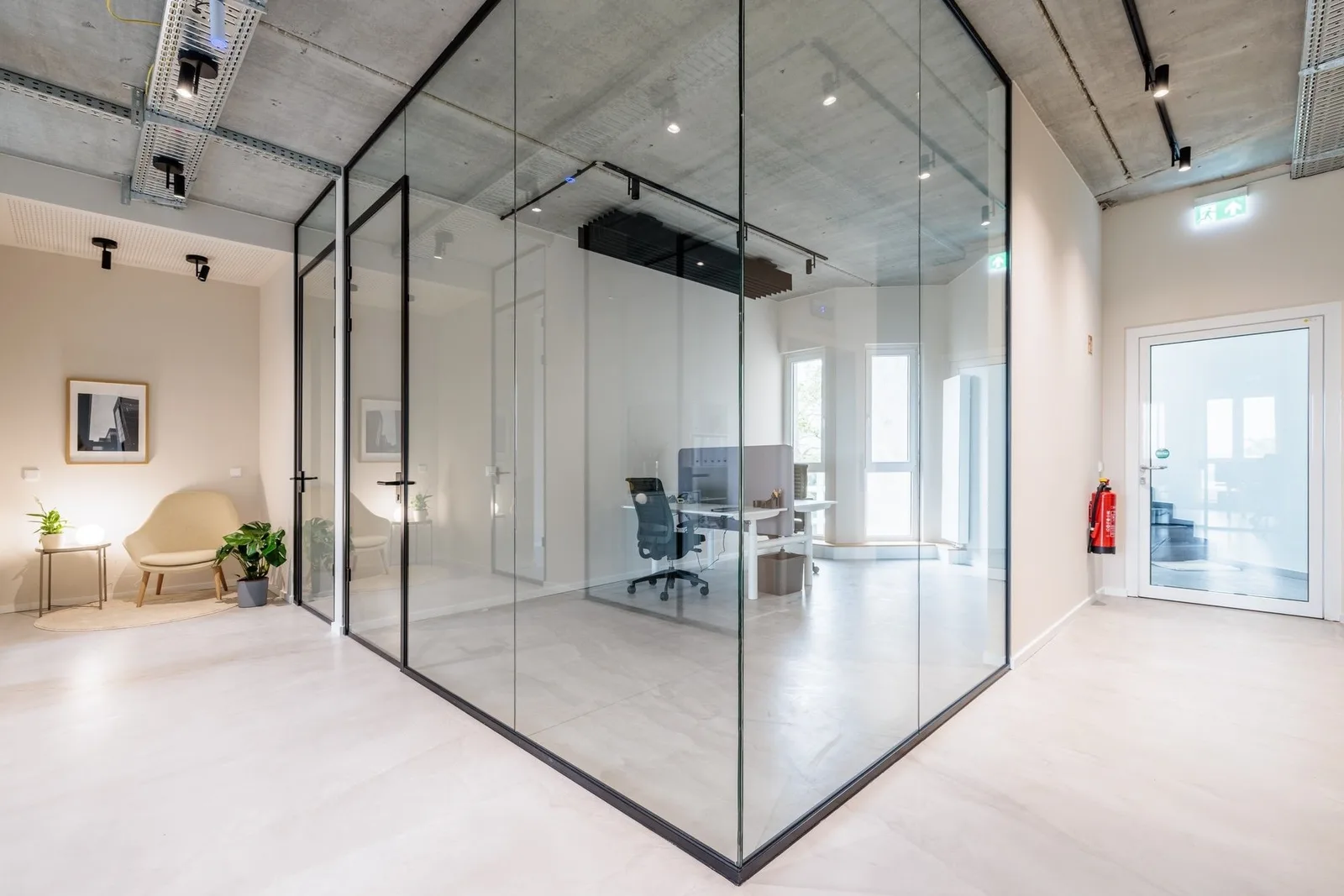 Collective.Ruhr Duisbourg-Ruhrort, Private office, 2 desks, Duisburg