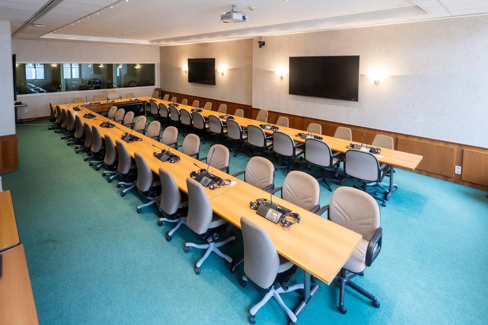 Conseil central de l'économie - Avenue d'Auderghem, Salle de réunion, Bruxelles