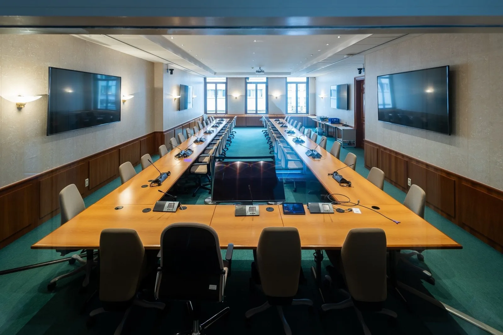 Conseil central de l'économie - Avenue d'Auderghem, Salle de réunion, Bruxelles