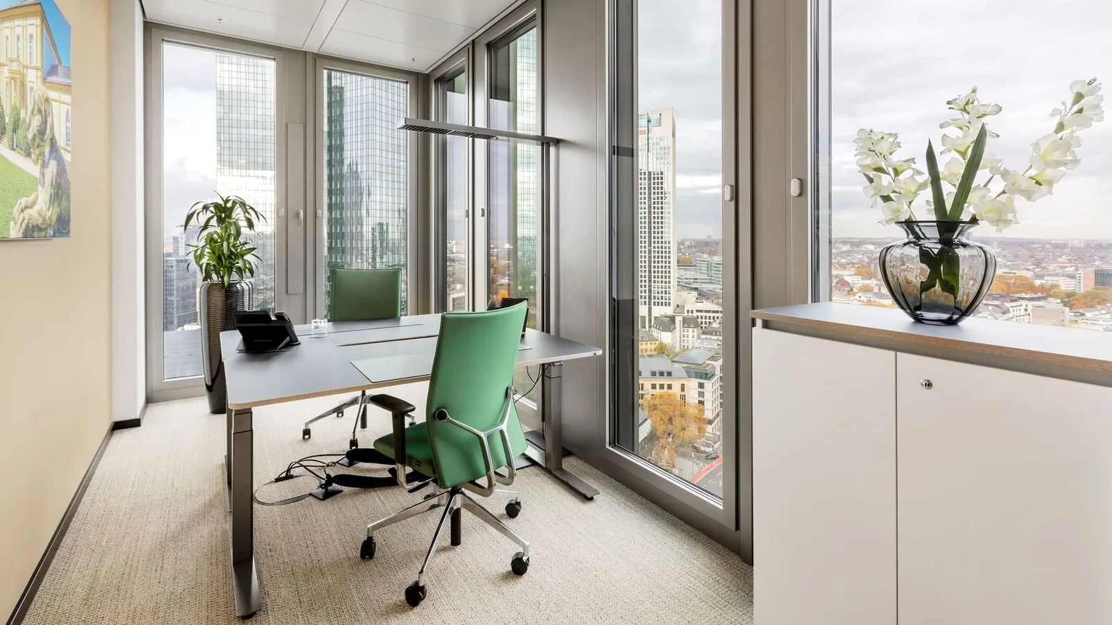 Contora Office Solutions - Frankfurt Marienturm, Private office, 2 desks, Frankfurt am Main