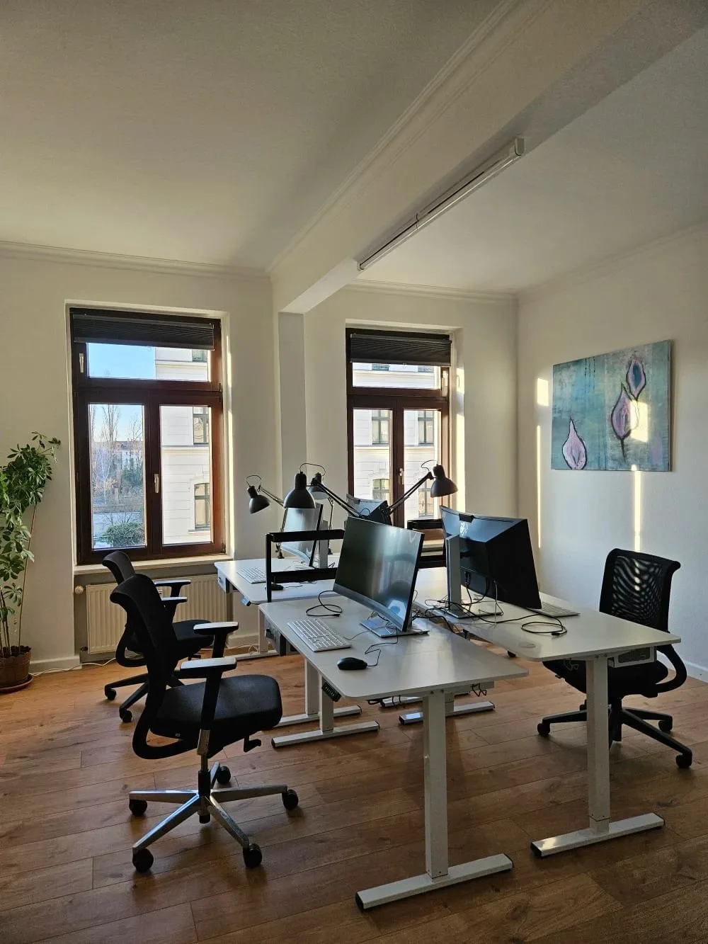 Contorhaus Coworking Taucha, Privatbüro mit 4 Arbeitsplätzen, Taucha