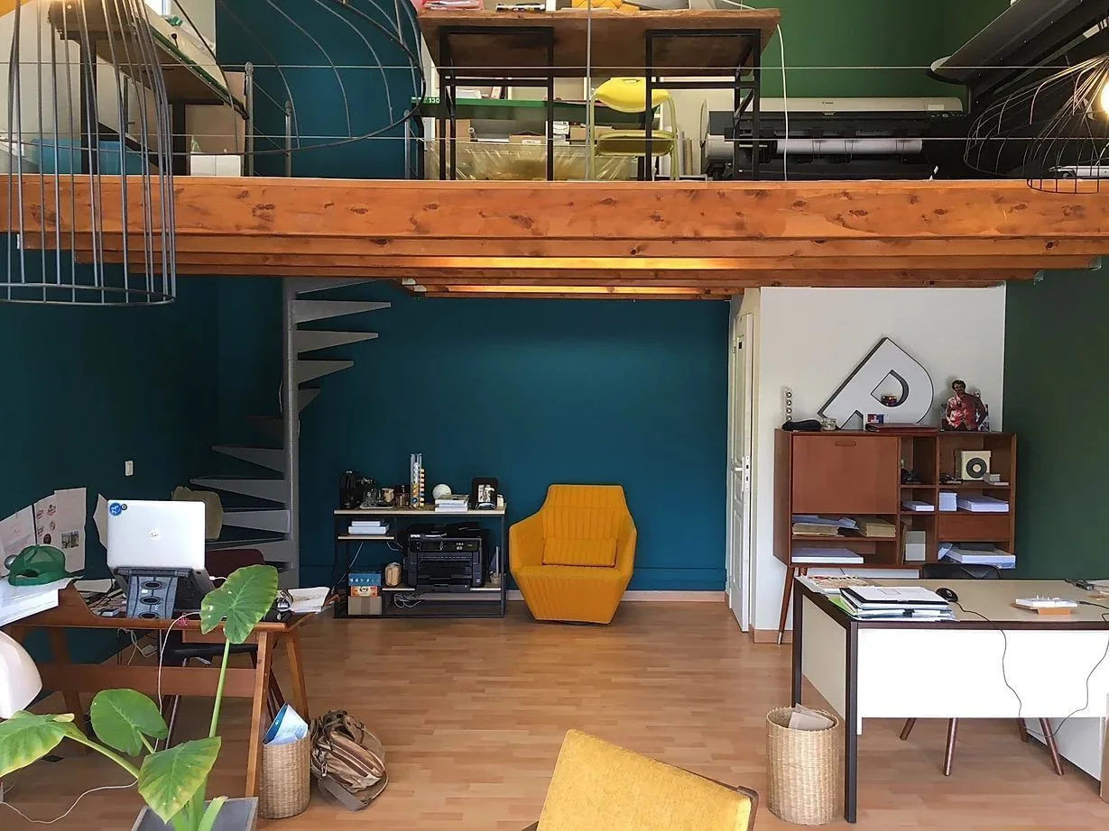 Le Cow, Private office, 2 desks, Cogolin