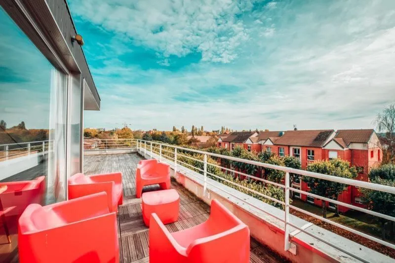 Cowool - Cergy, Terrasse et espace extérieur, Cergy