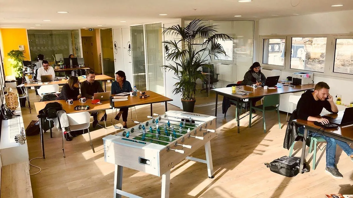 Cowork Immo Bordeaux, Open-plan office, Bordeaux