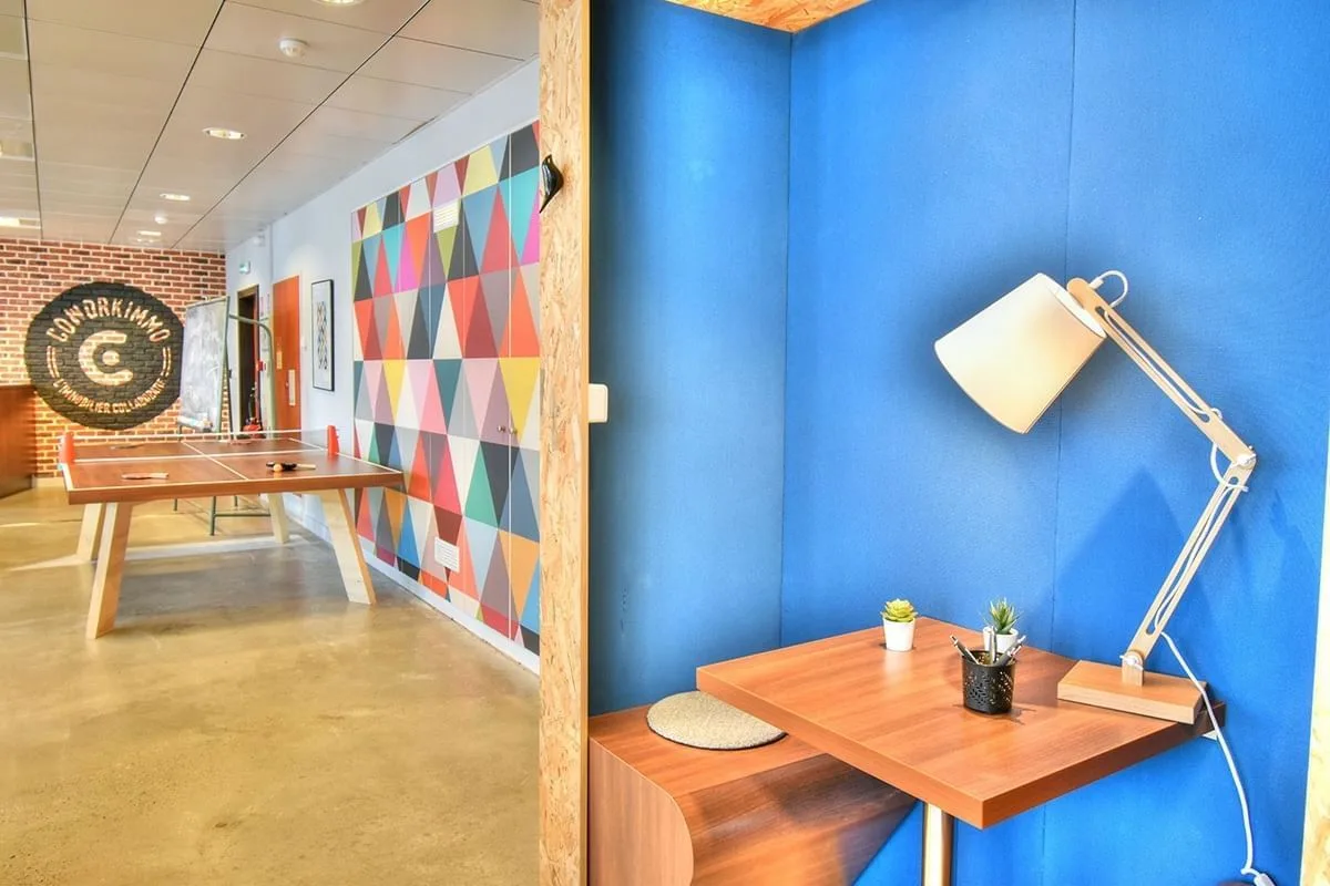 Cowork Immo Lyon, Cabine acoustique, Lyon 9e