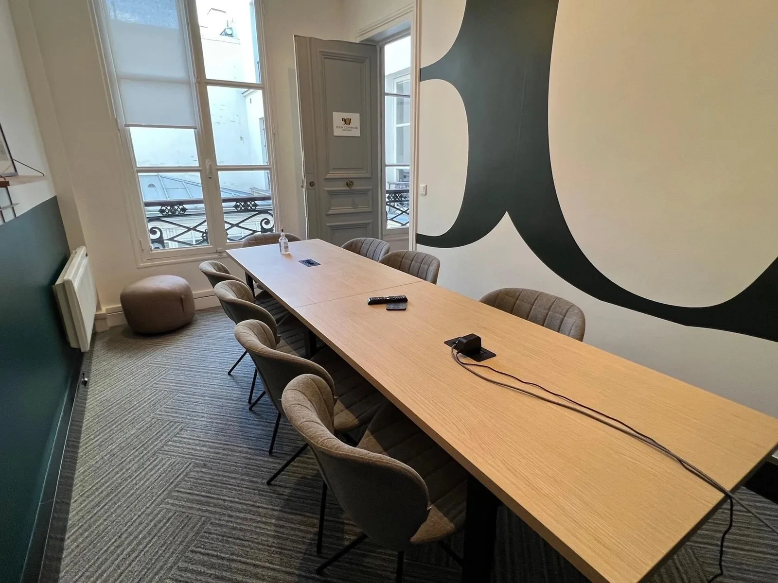 Coworkea Banque, Salle de réunion 8 personnes, Paris 2e