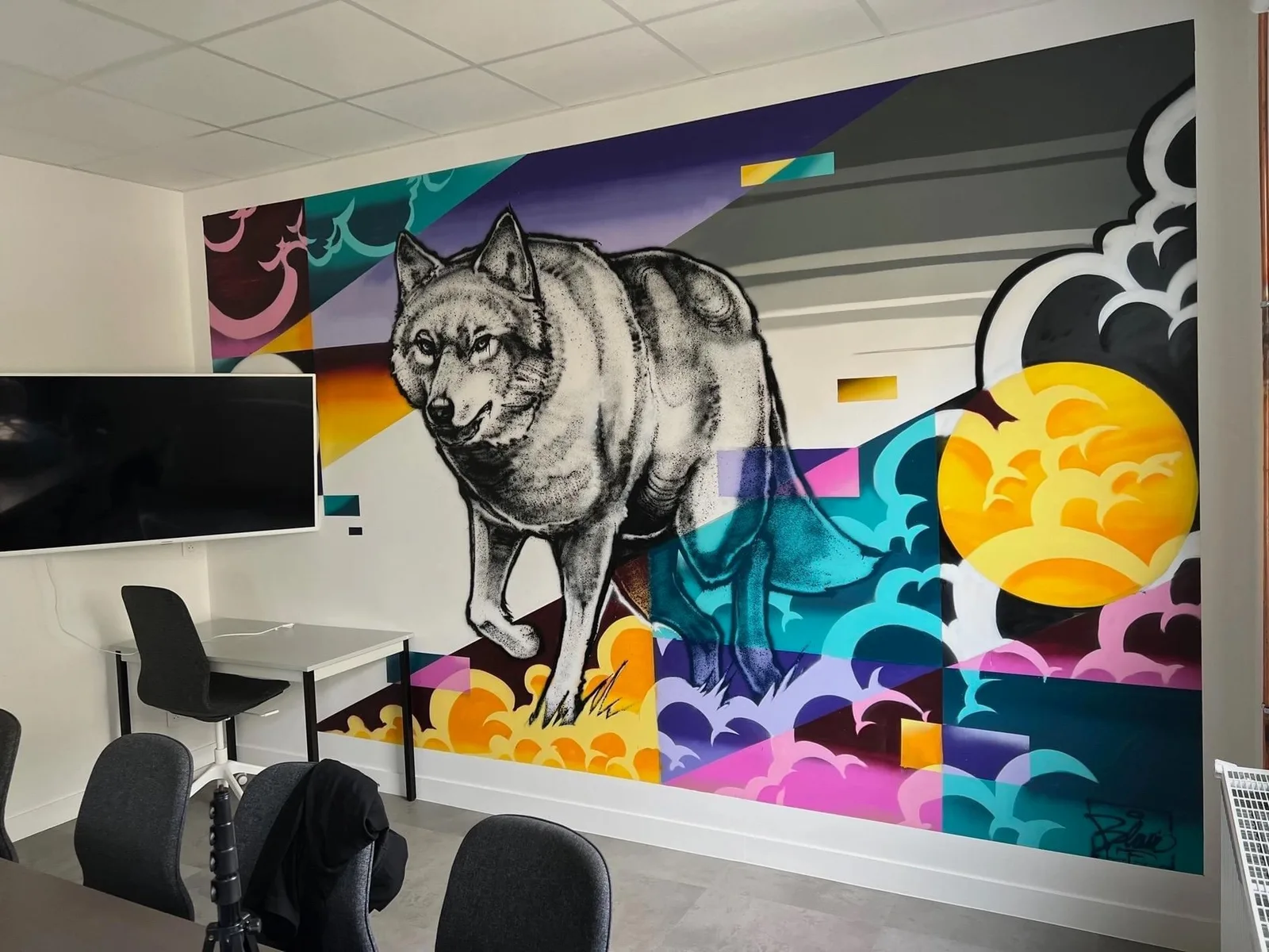 Coworkea Osny - Cergy, Salle de réunion 4 personnes, Osny