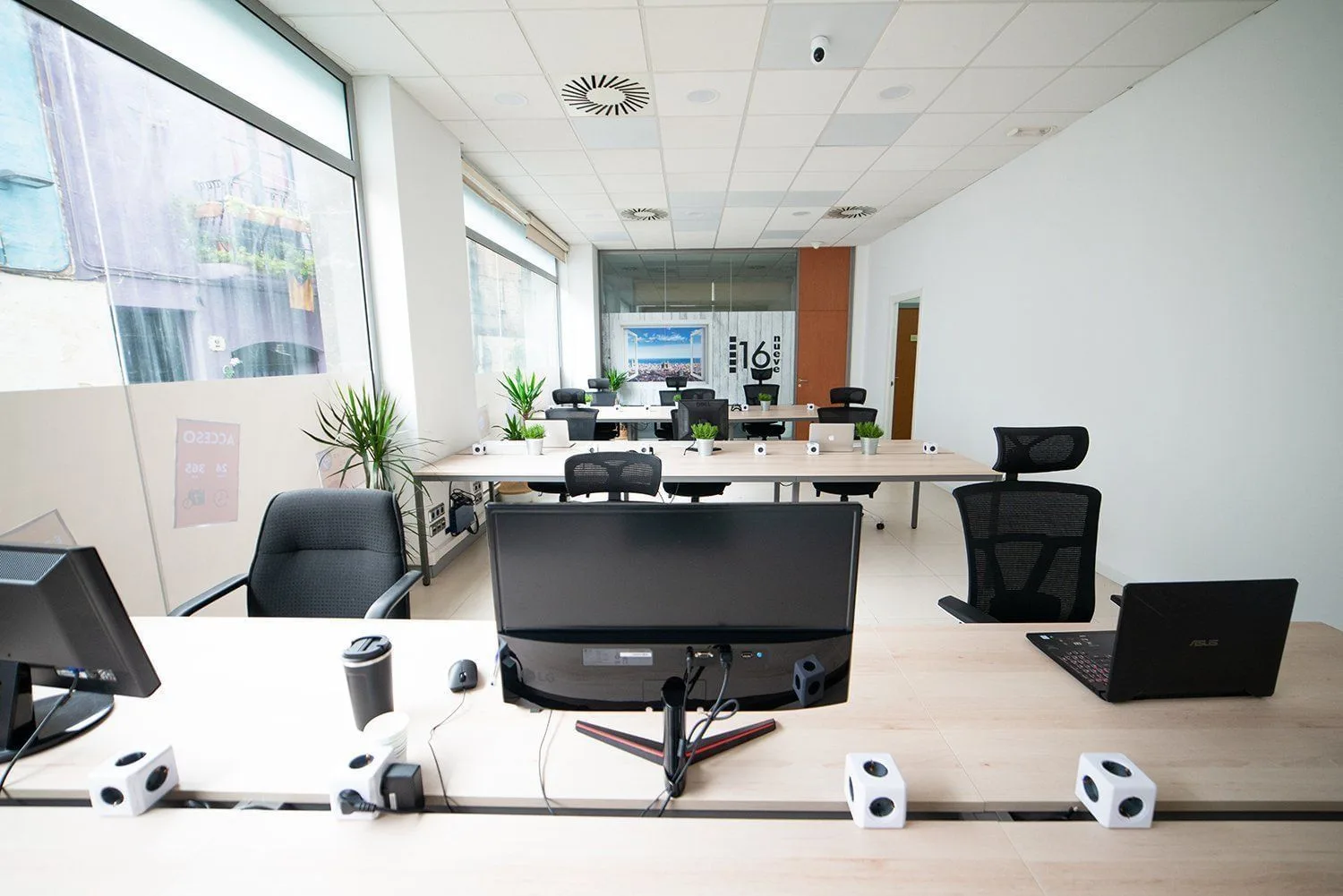 Coworking Ágora, Espacio diáfano, Barcelona