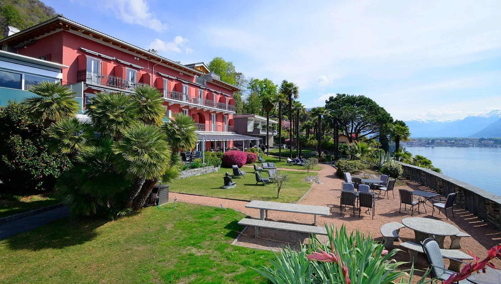 Coworking Bar Locarno, Hotel Collinetta, Terrace and outdoor space, Ascona