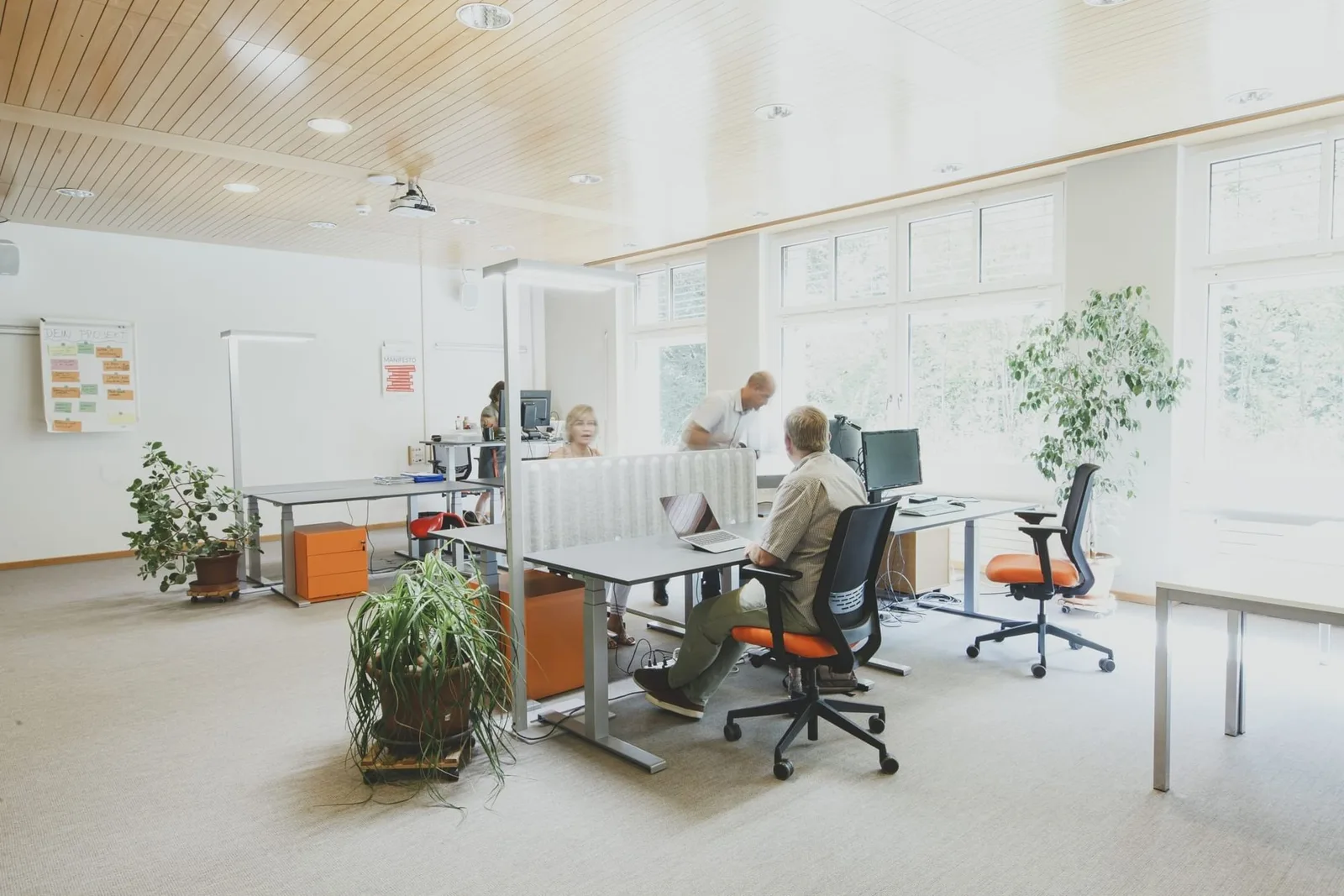 Coworking Chrischona, Open-plan office, Bettingen