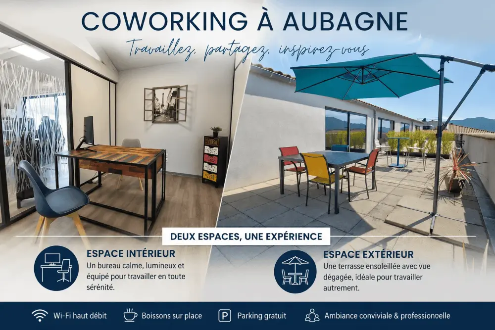 Gemadom Alta Rocca, Coworking extérieur 1 personne, Aubagne