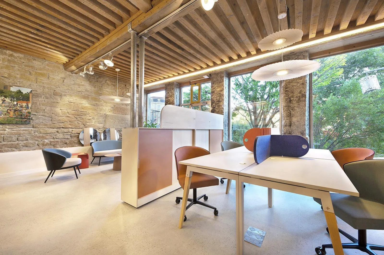 CoWorking du Gros Caillou, Großraumbüro, Lyon 1er