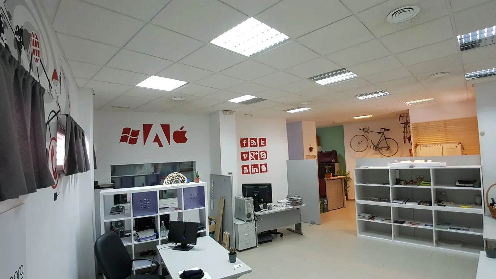 Coworking Robleco, Espacio diáfano, Madrid