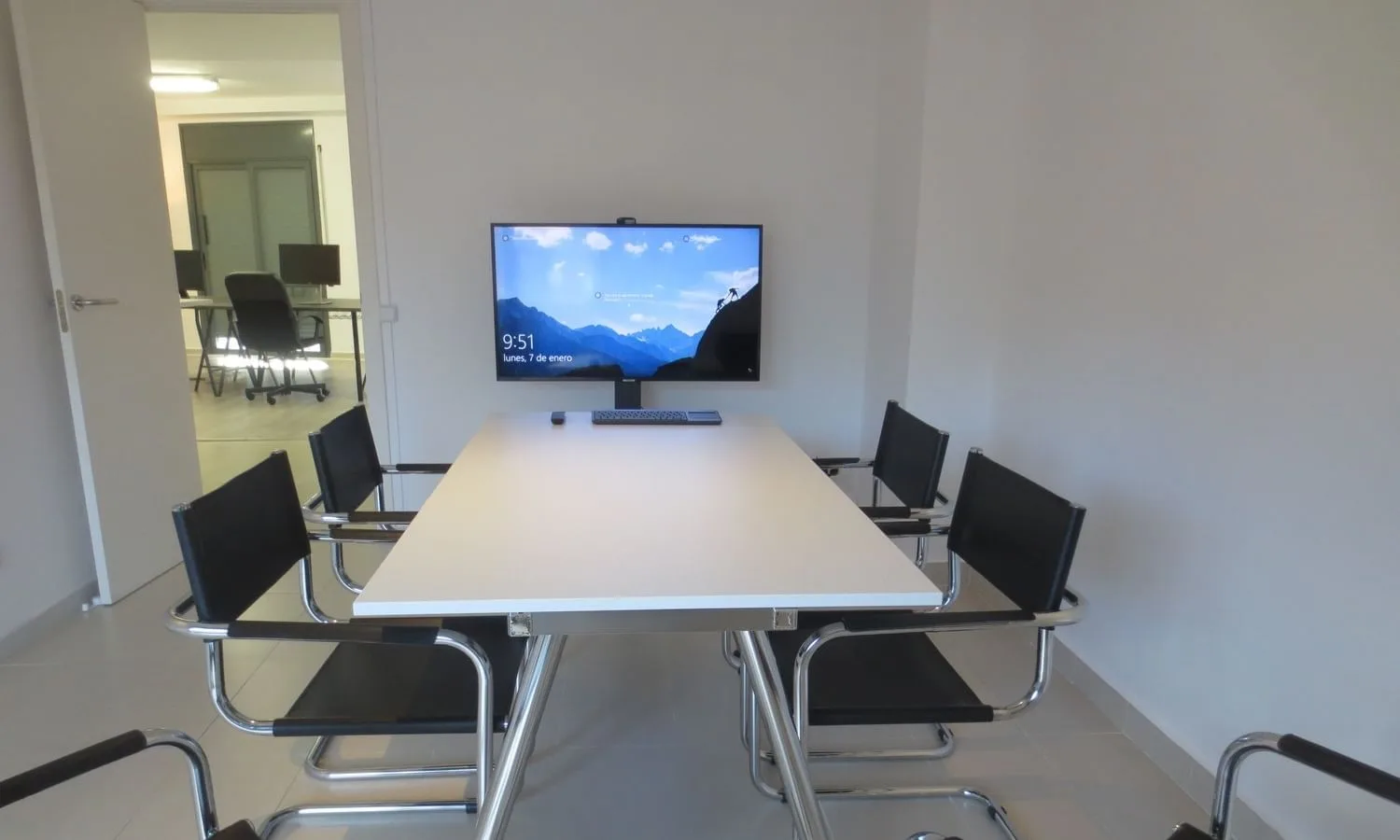 Coworking Santa Coloma, Salle de réunion 6 personnes, Santa Coloma de Gramenet
