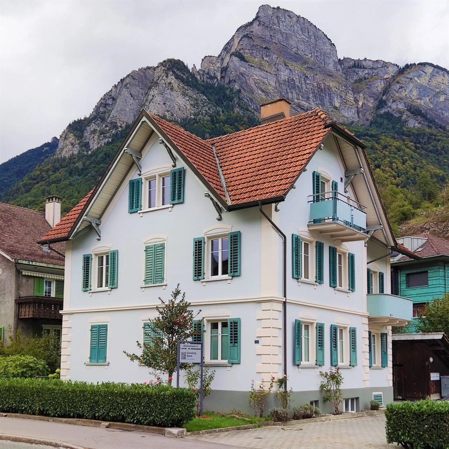 Coworking-Sargans, Facciata dell'edificio, Sargans