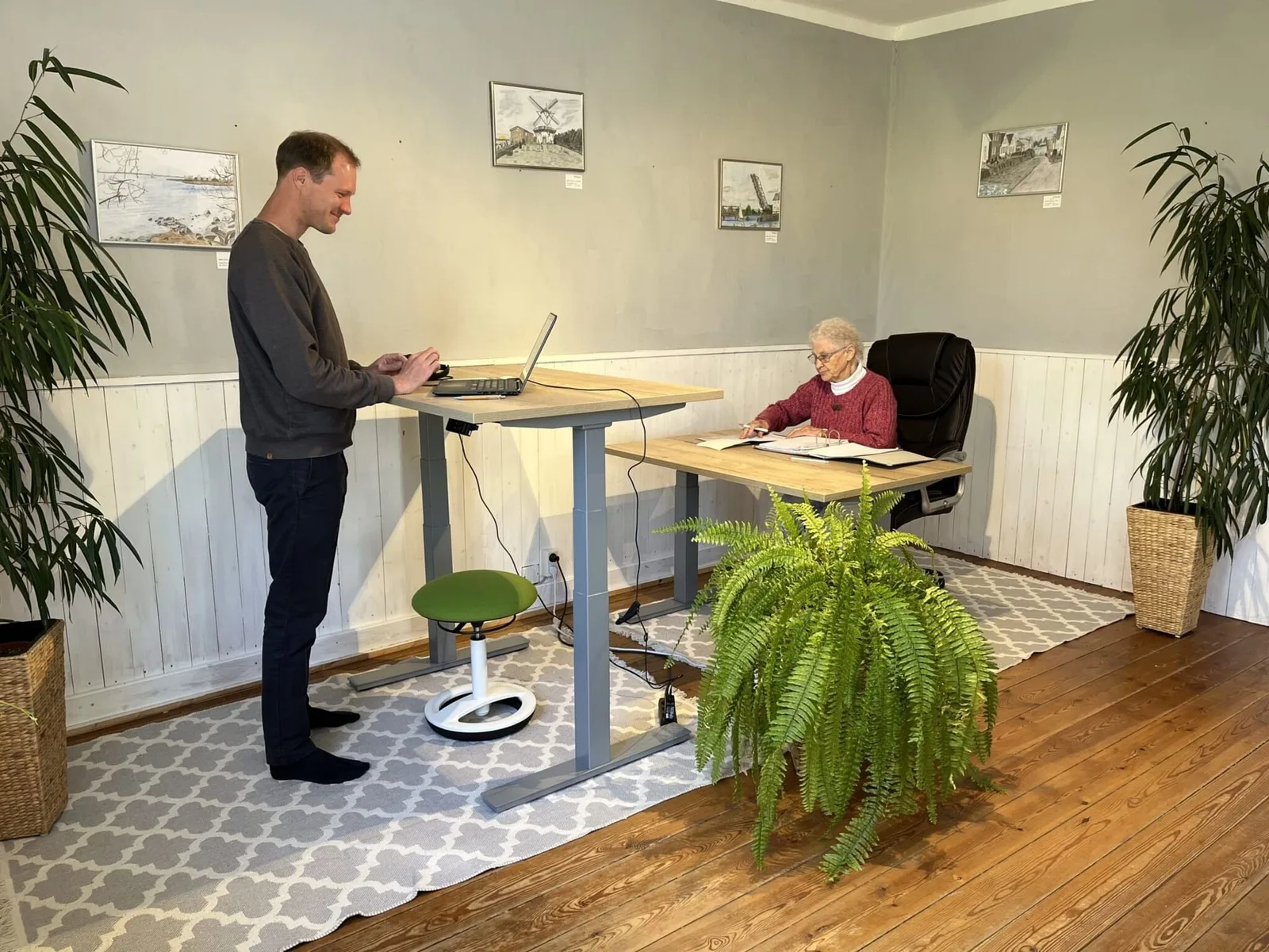 CoWorking Schlei, Private office, 2 desks, Kiesby