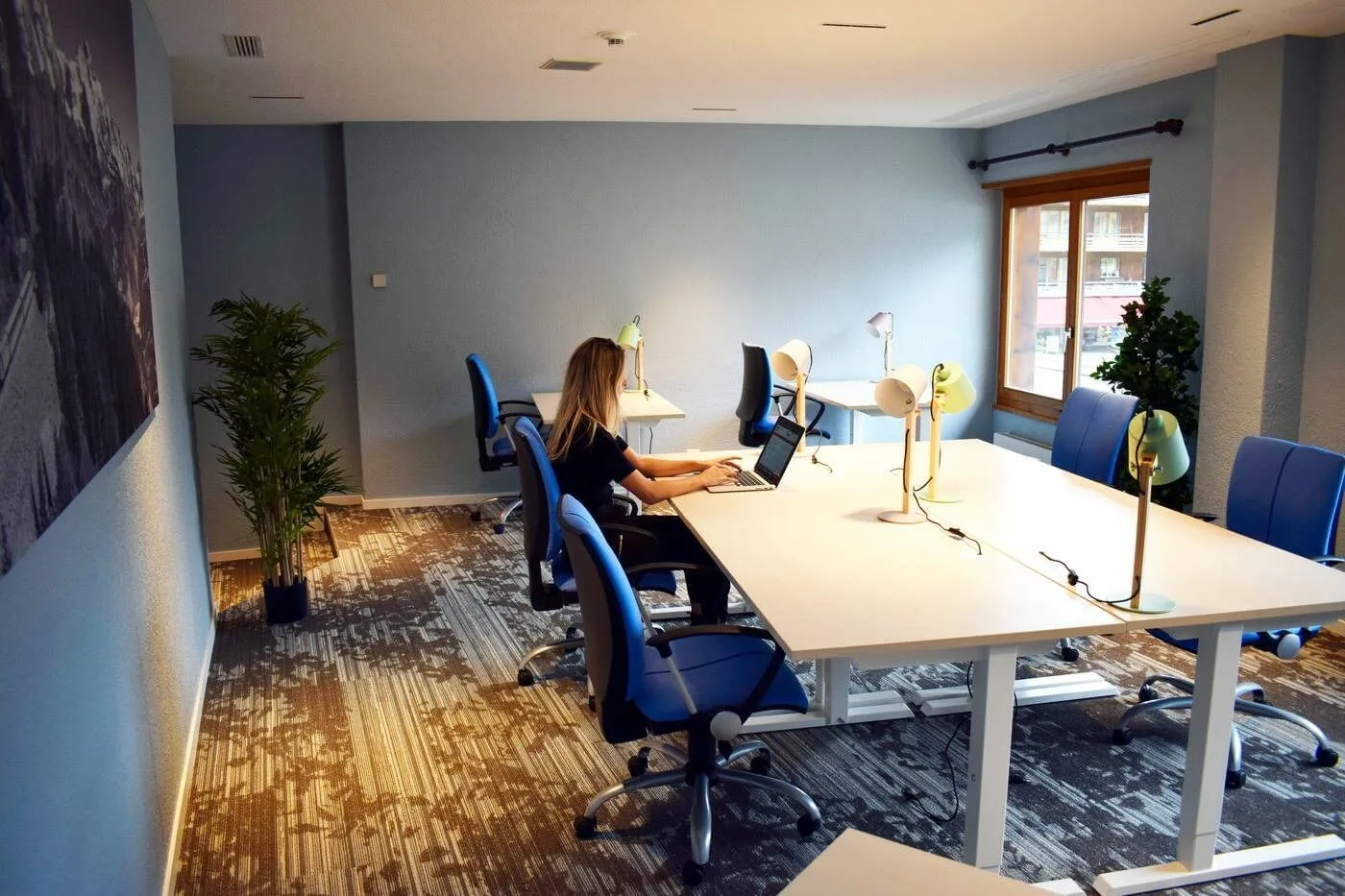 Coworking Space Wengen, Private office, 8 desks, Lauterbrunnen
