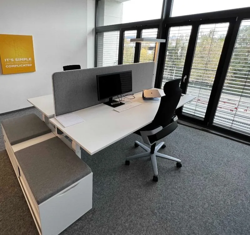 Coworking Stadtregal Ulm, Privatbüro mit 4 Arbeitsplätzen, Ulm