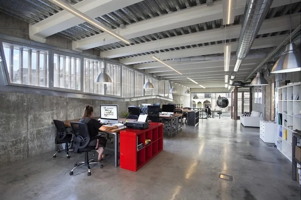 Coworking Xammar, Espacio diáfano, Mataró