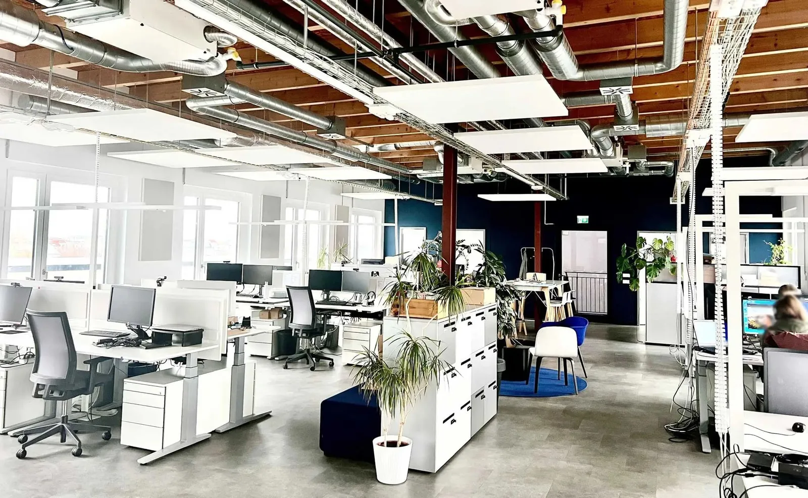 CoworkingSpace Berlin, Open-plan office, Schönefeld